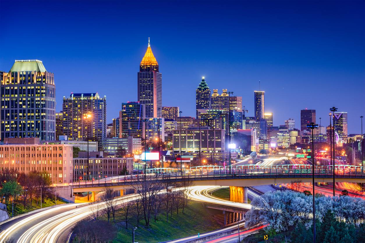 Atlanta nocą