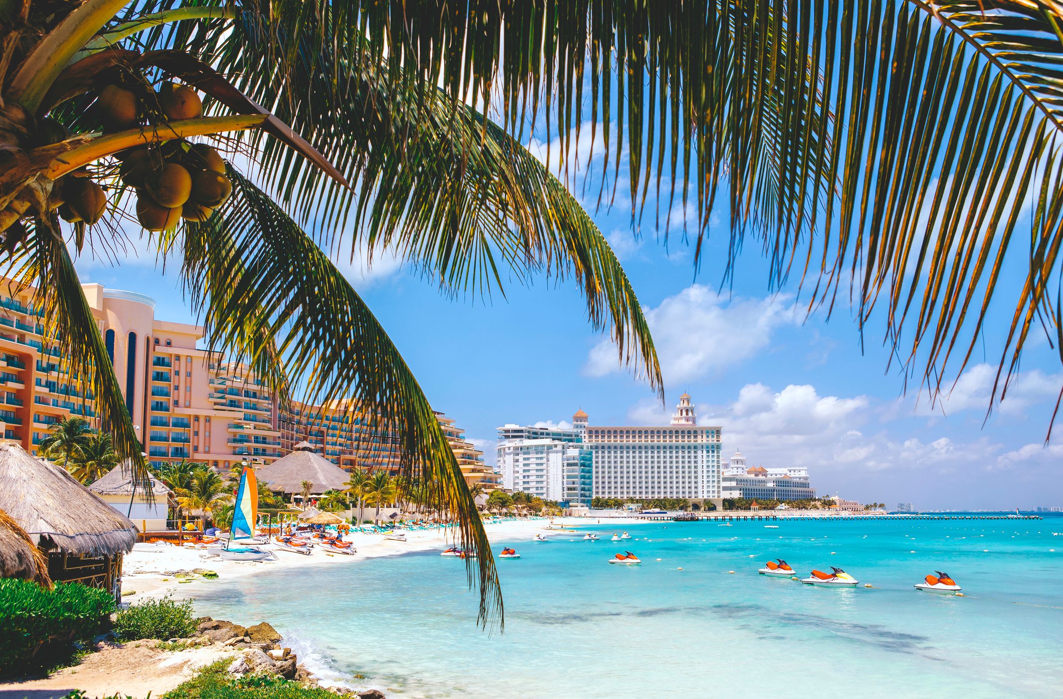 Plaża w centrum Cancun