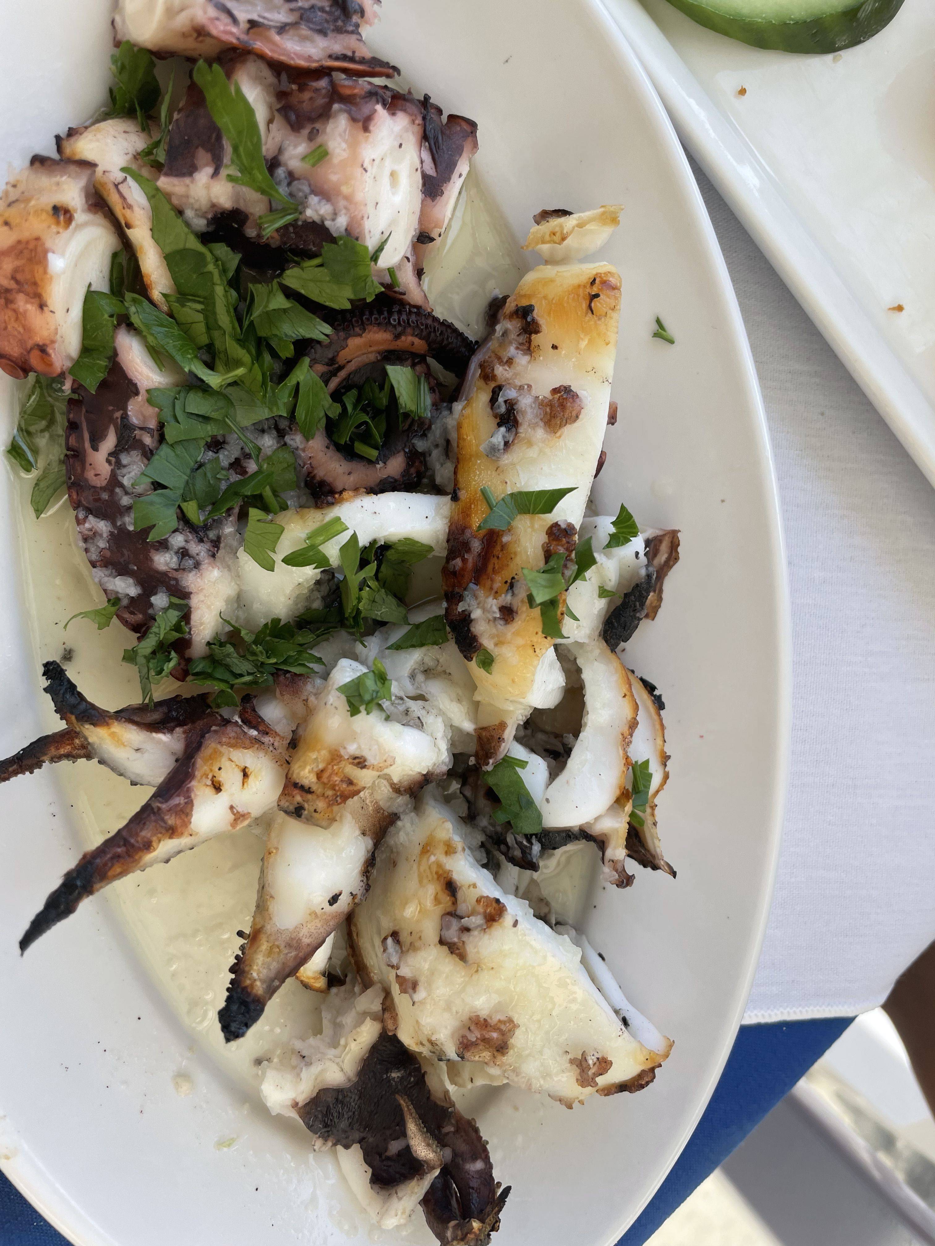Meze z owocami morza | 📸 @esky_pl