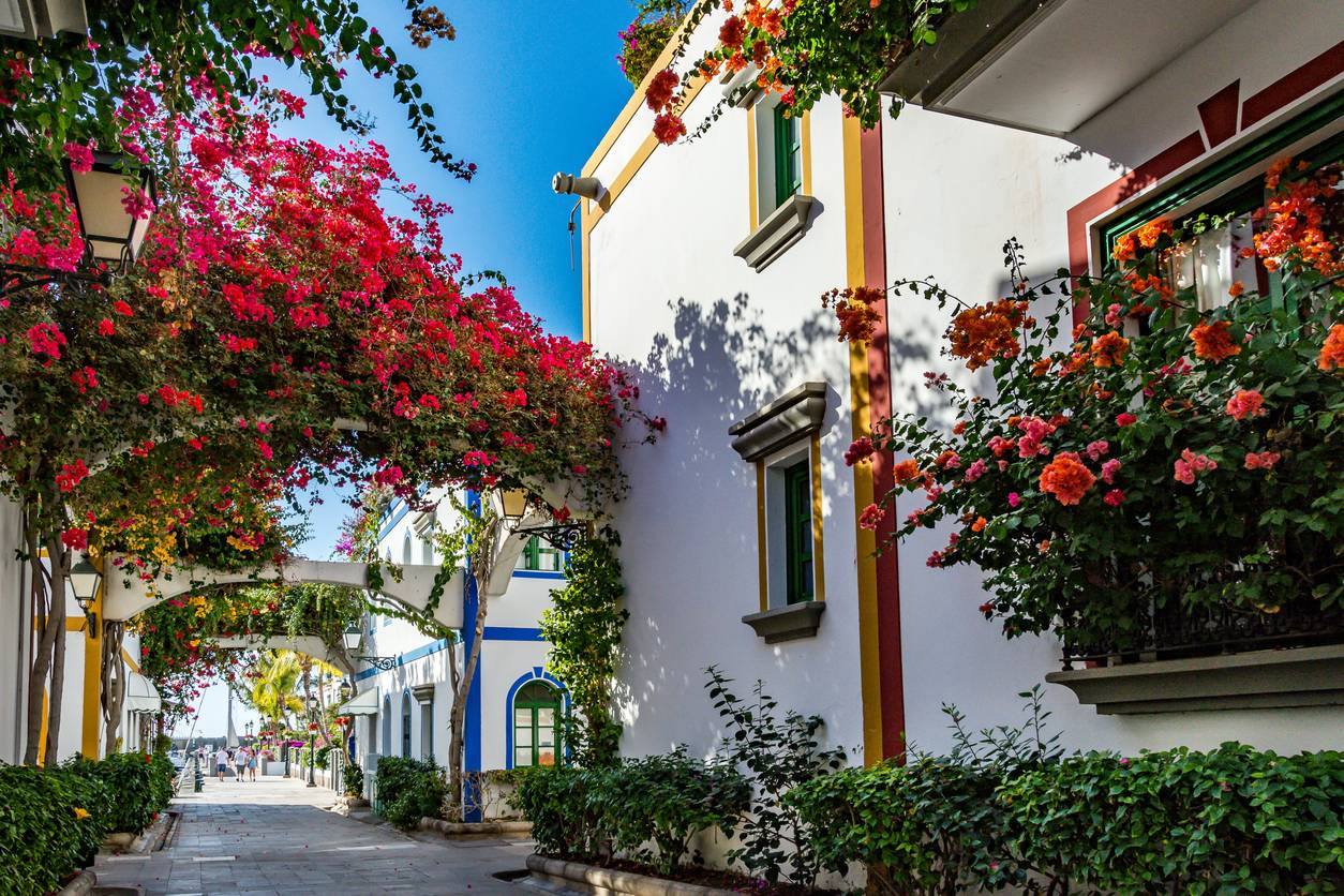 Uliczki w Puerto de Mogan