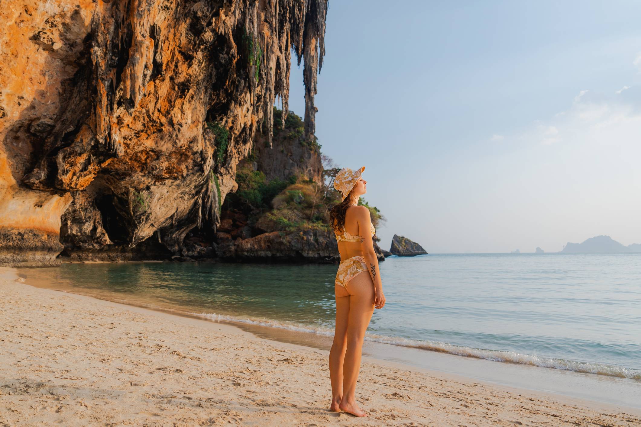 Zachód słońca na Railay Beach