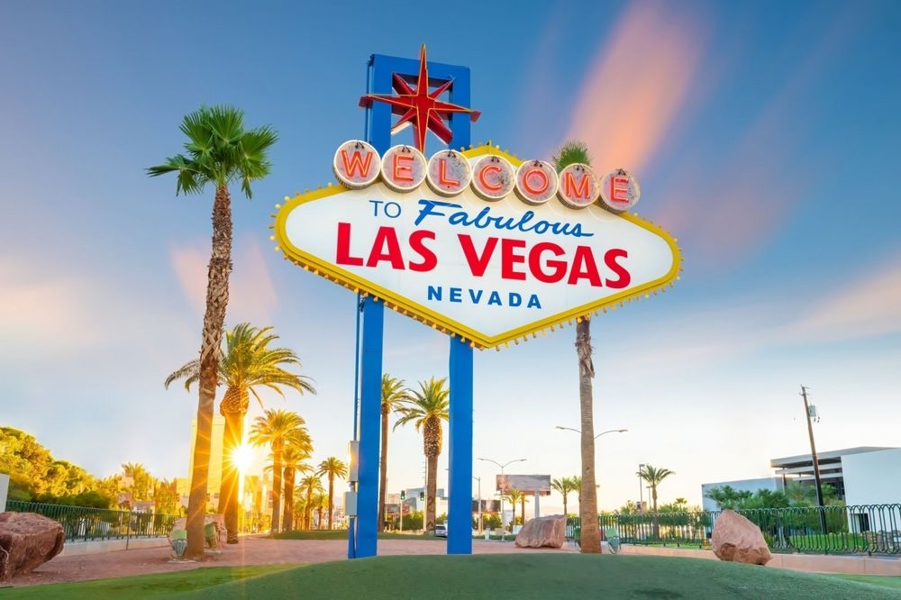 Instaspot przy wjeżdzie do Las Vegas