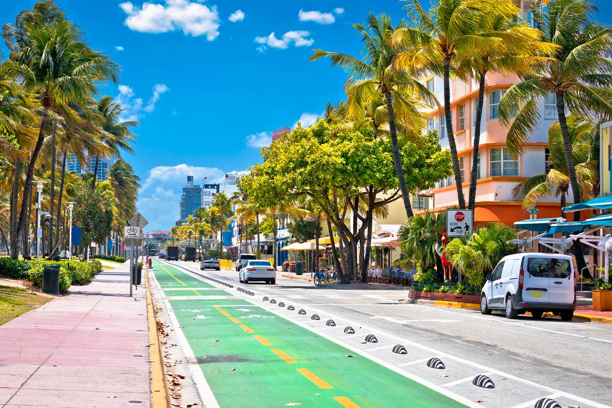 Główna ulica w Miami Beach
