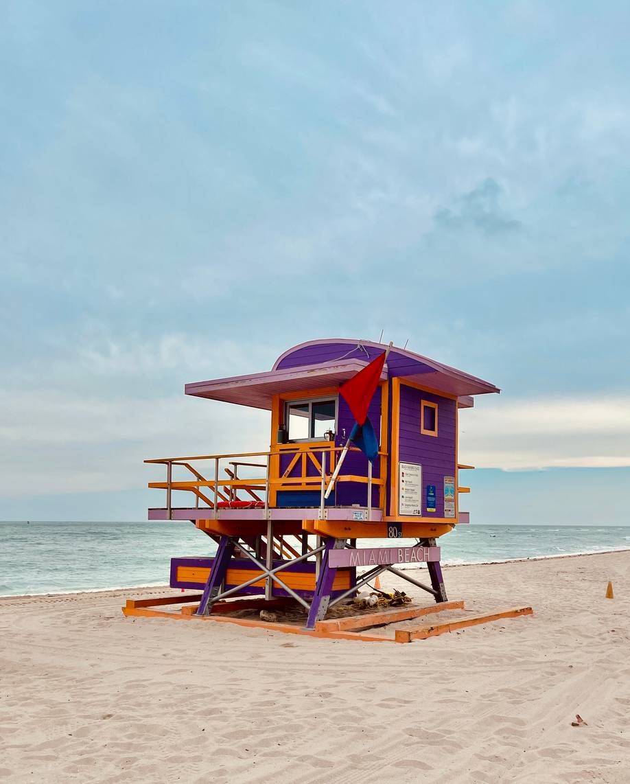 Instagramowa budka ratownika - Miami Beach