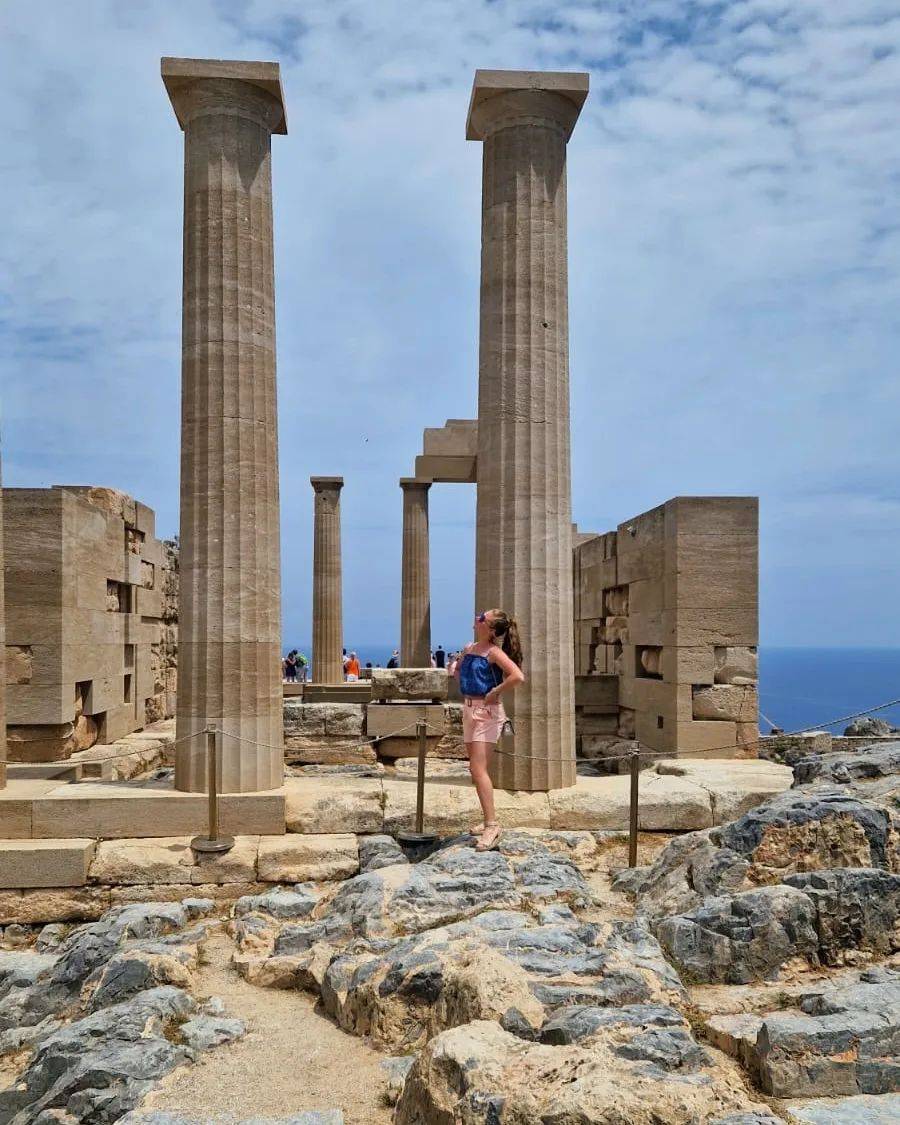 Akropol w Lindos | 📸 @asiek_kj