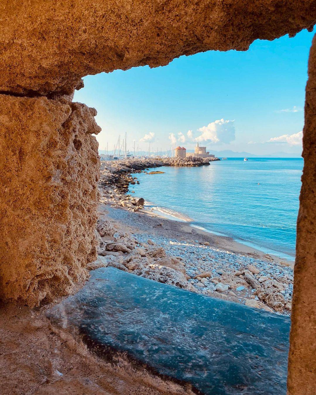 Punkt widkowy na port Mandraki | 📸 @angelhy