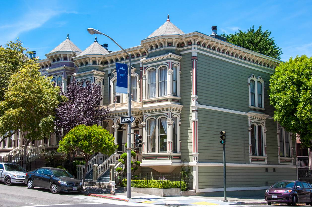Wiktoriańska architektura w San Francisco
