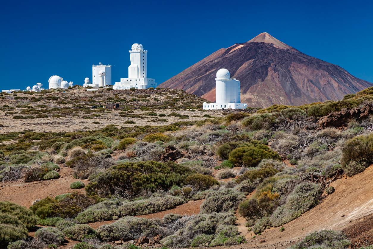 Obserwatorium astronomiczne na górze Teide