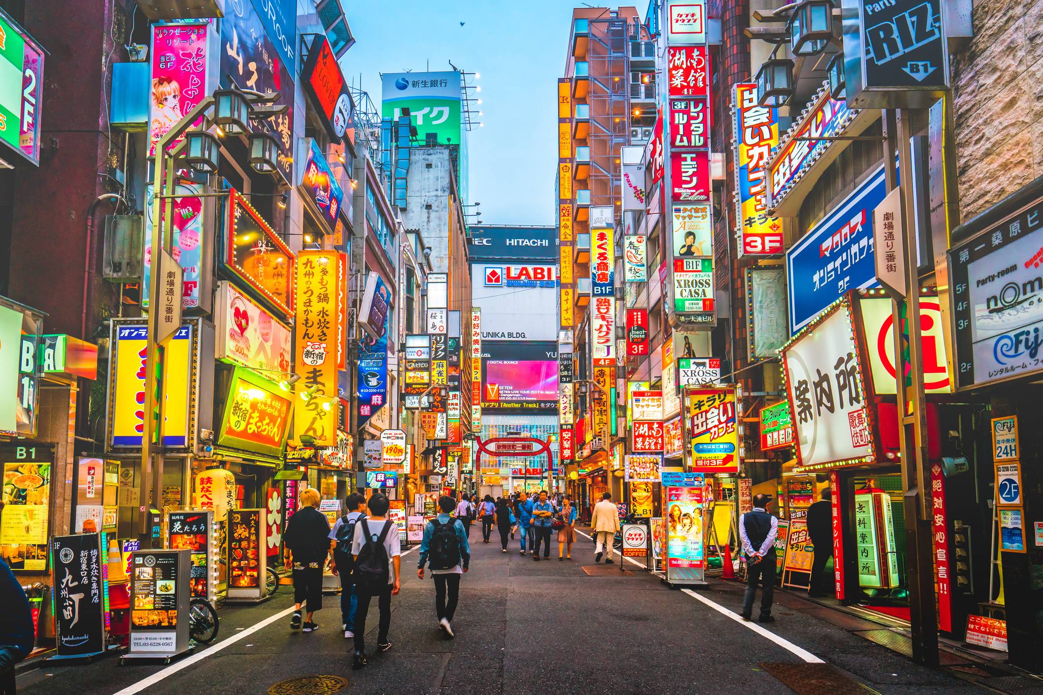 Kabukicho - najpopularniejsza dzielnica rozrywkowa 