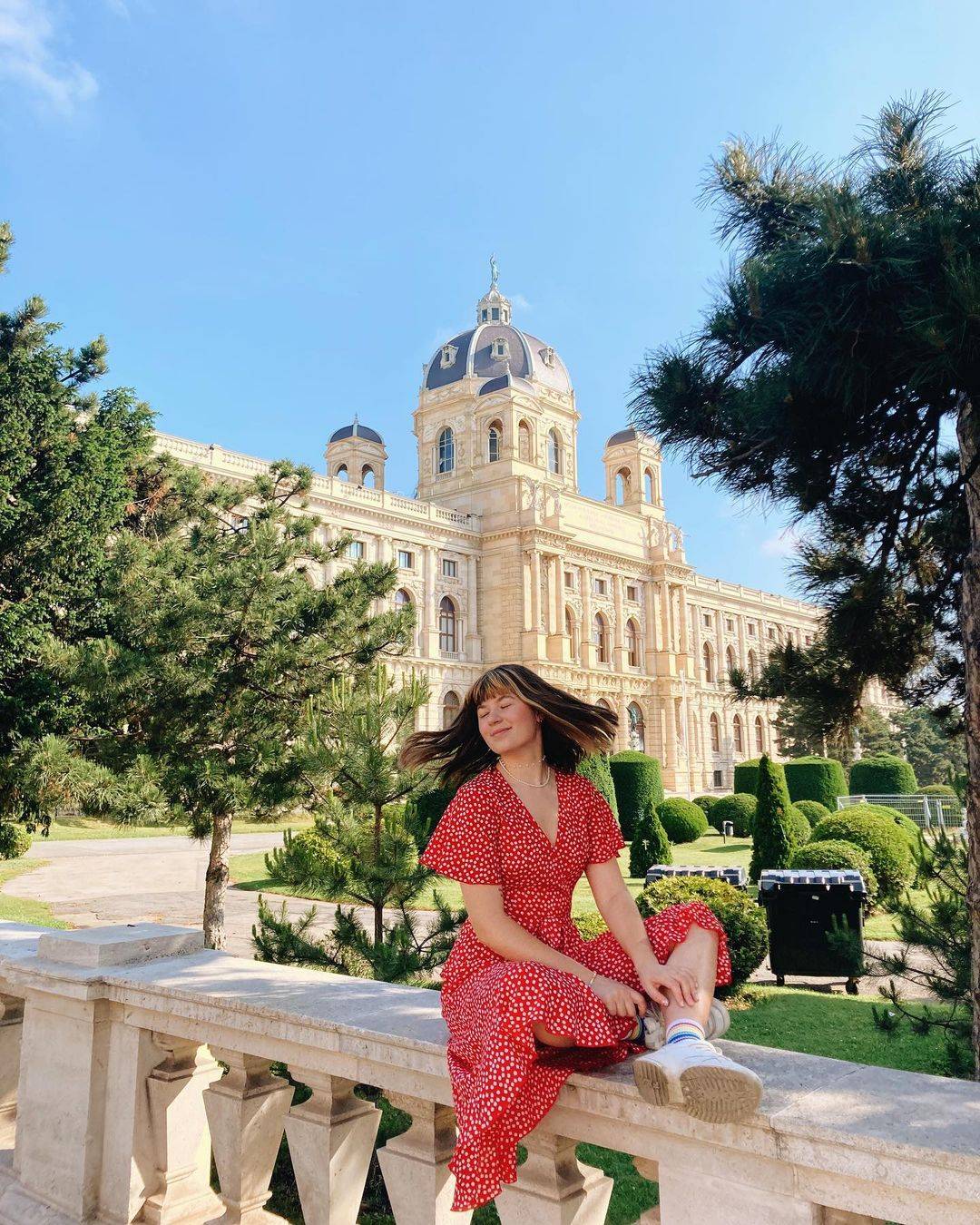 Park przed Muzeum Historii Naturalnej  | 📸 @lusialuska