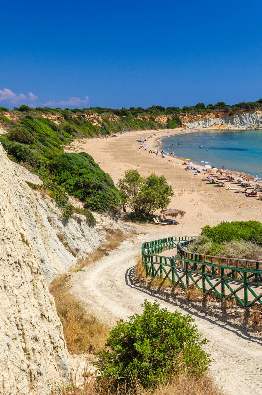 Plaża Gerakas - miejsce lęgowe żółwi Karetta