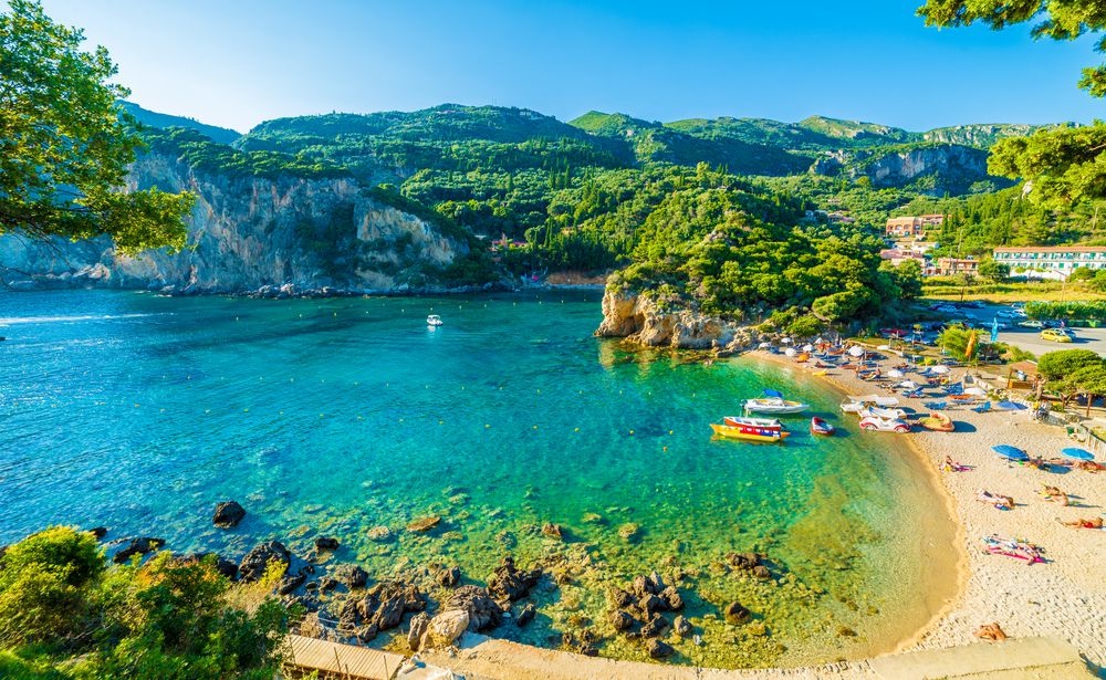 Plaža Paleokastritsa