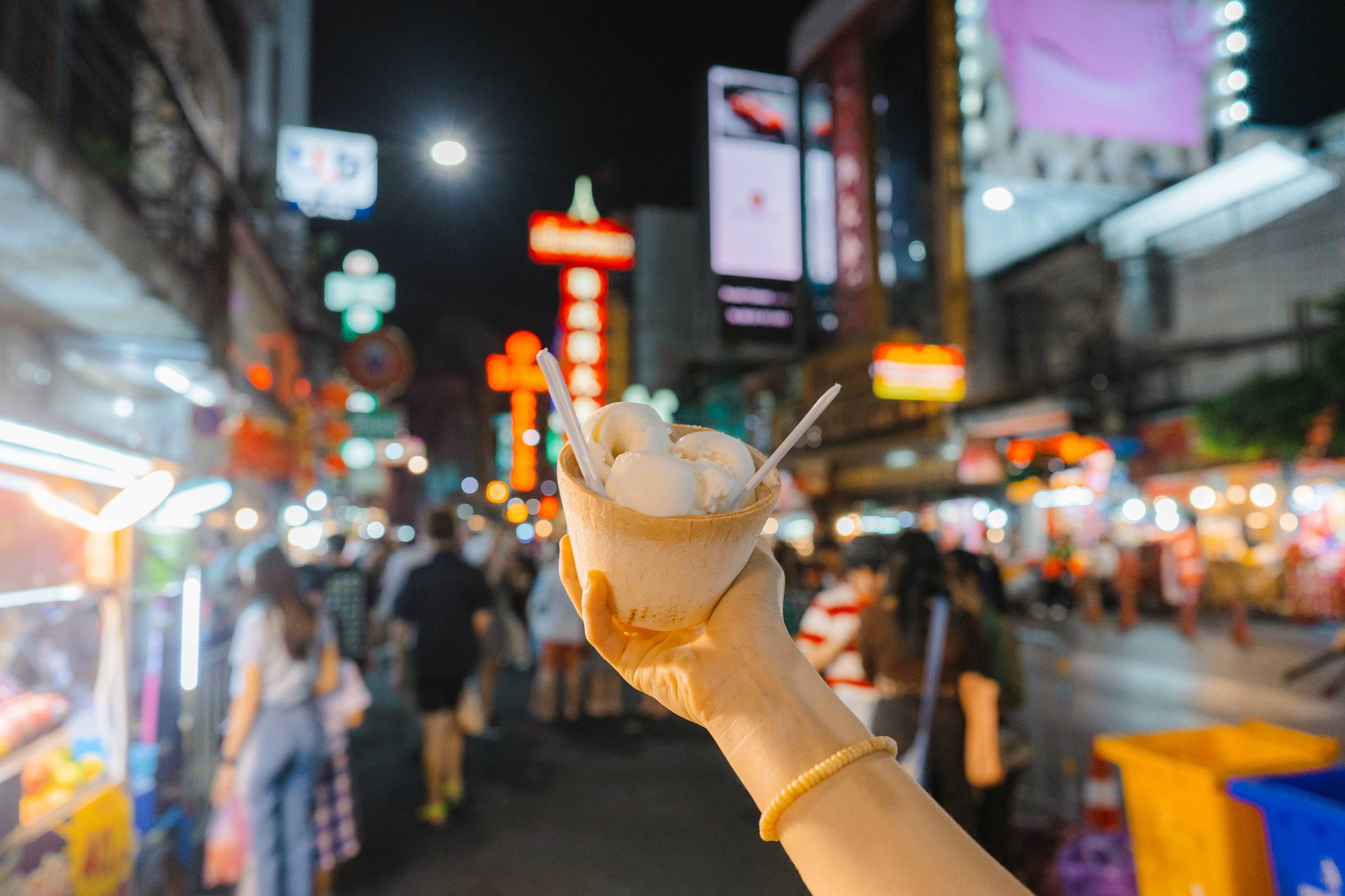 Lody kokoswe na Khao San