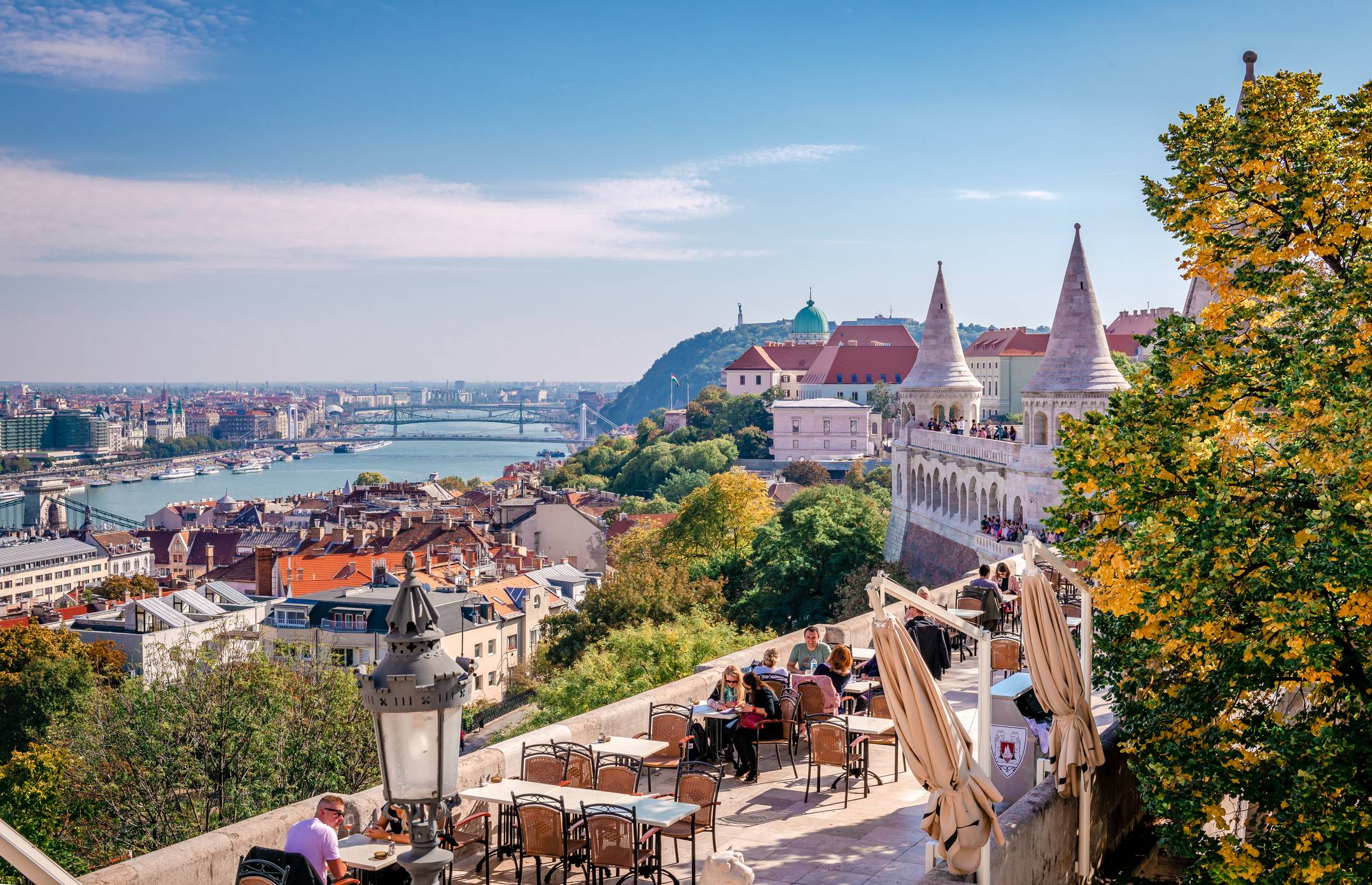 Panorama Budapesztu z Baszty Rybackiej