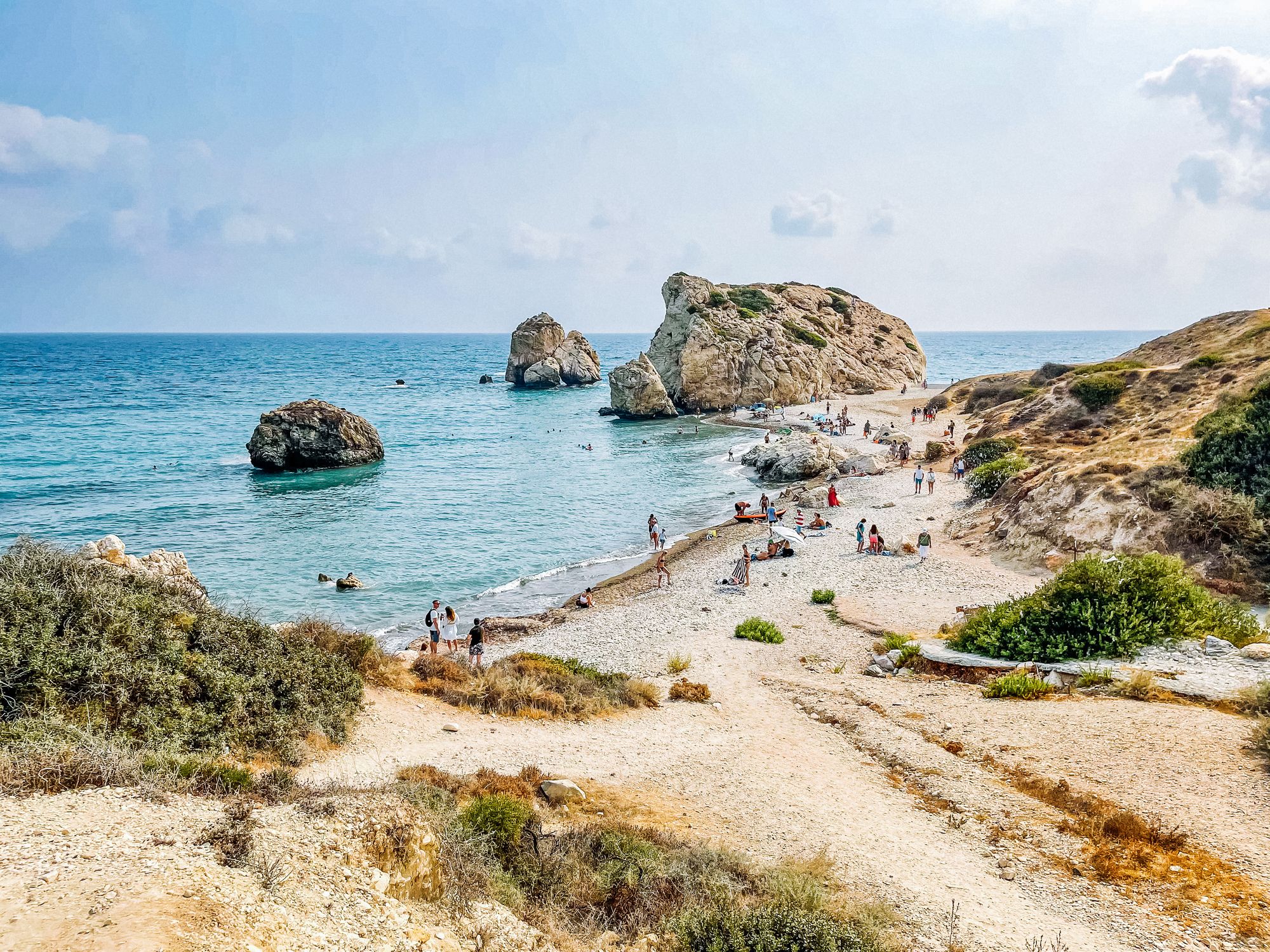 Słynna plaża Afrodyty
