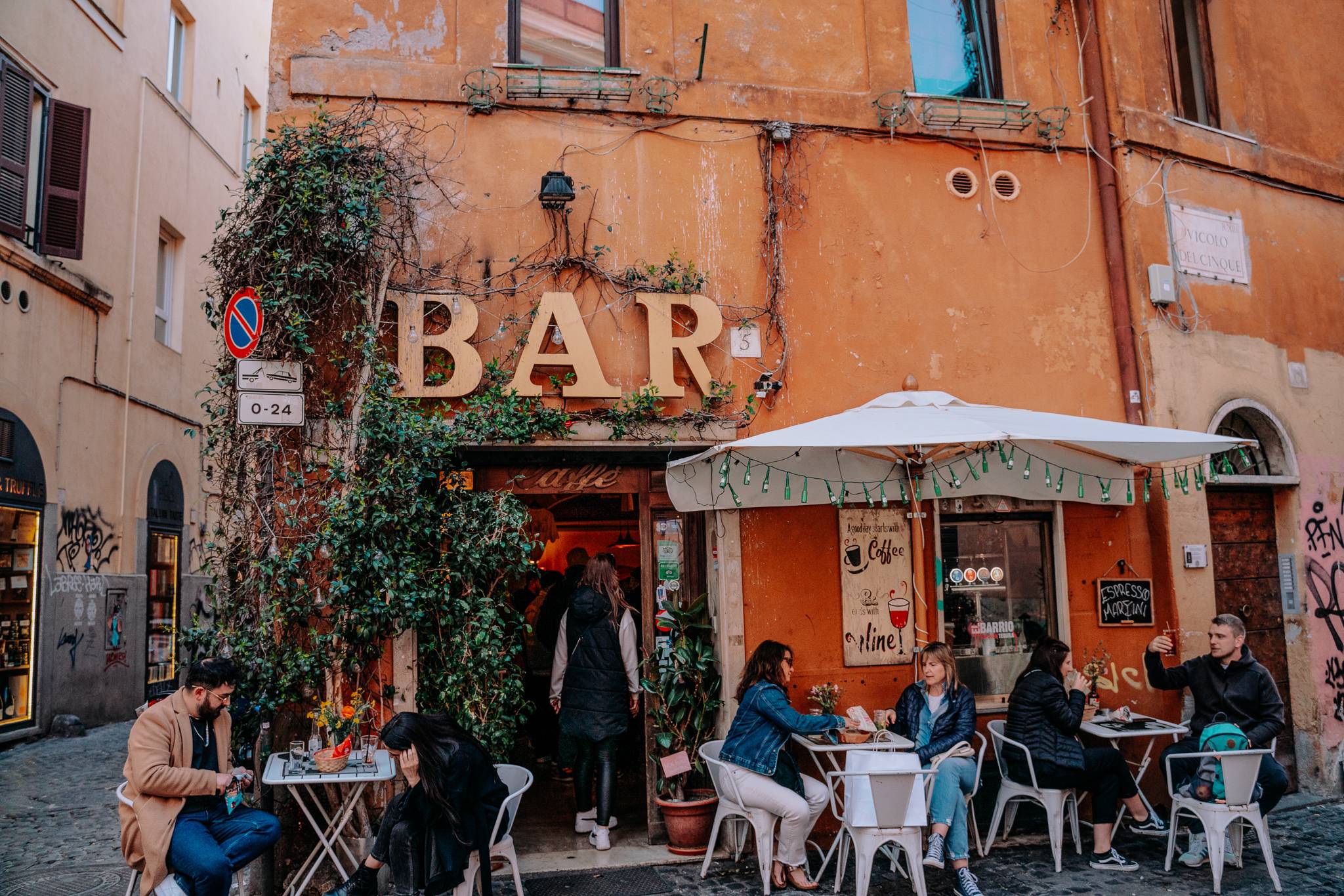 Restaurante din cartierul istoric Trastevere | 📸 @esky_pl