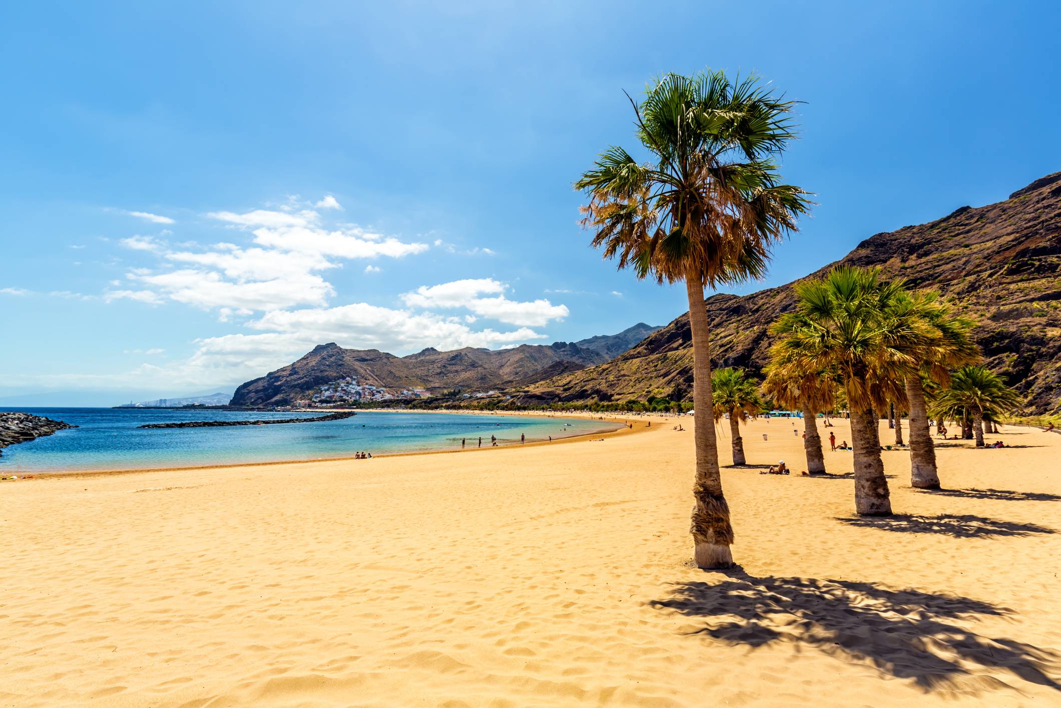 Piaszczyste plaże Teneryfy